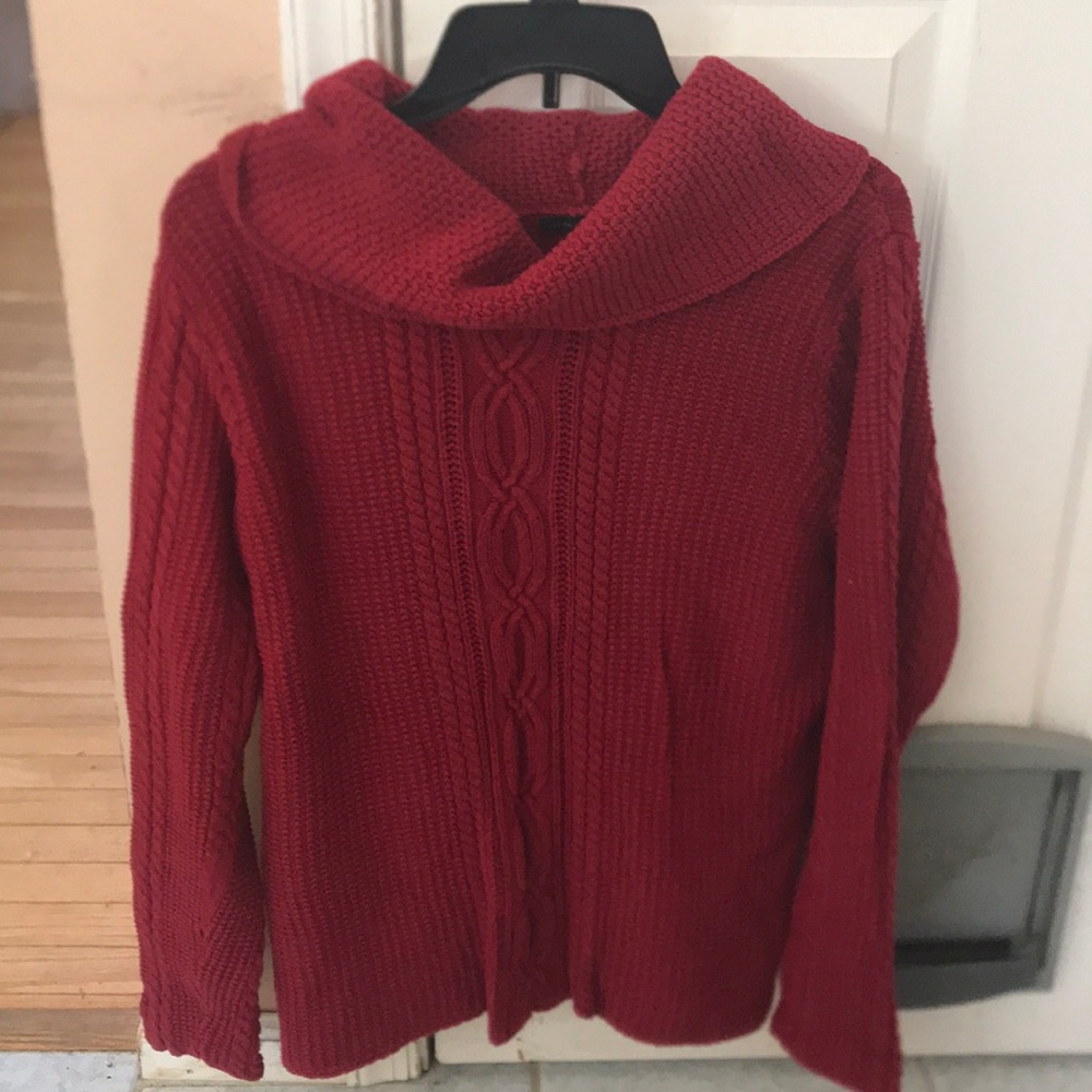 Large Women’s Jeanne Pierre Cowl-neck Sweater